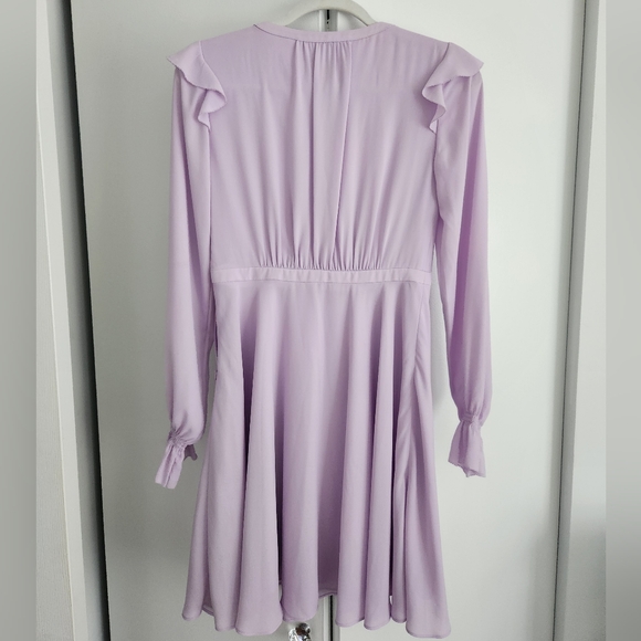 Gal Meets Glam Haley Ruffle Georgette Dress 2 - Picture 8 of 8